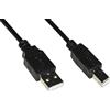 Link Cavo USB Link LKCUSB2N 2.0 Connettori A-B in Rame 1.80m Nero [LKCUSB2N]