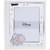 VALENTI & CO. Disney Baby - Dumbo - Album Fotografico Bambini con Portafoto in Argento per Regalo Battesimo Neonato o Compleanno Bambini