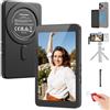 NEEWER Basics Selfie Monitor Schermo Magnetico da 4, Registrazione Cablata 4K 120fps per Telefono Abilitato DP, Monitor con Telecomando per TikTok Streaming Video Vlog, Non Compatibile con Air, M4C