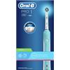 Oral-B Pro 1 700 Spazzolino Elettrico Ricaricabile, 1 Testina di Ricambio, blu, 1 Spazzolino 4210201124092