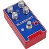 Gigagain GP02 Blue Giant Overdrive Pedale per chitarra - Overdrive vintage caldo, suono dinamico valvolare, gain trasparente, true bypass, pedale effetti compatto in metallo