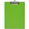 MAUL Portablocco A4 MAULflexx verde chiaro con clip in metallo | presa sicura fino a 80 fogli, PP resistente agli spruzzi, profilo sottile, occhiello pratico per appenderlo