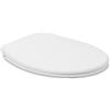 TATAY Sedile WC Golf Chiusura Ammortizzata Forma Ovale Materiale Resistente | Sedile WC Bagno | Misure 37x44,5 cm | Superficie Antibatterica | Rimozione Rapida | Compatibile con Sanitari Ovali, Bianco