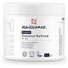Naissance Olio di Cocco Raffinato BIO (No. 227) - 250g - Puro, Naturale, Cruelty Free, Certificato Biologico, Vegano - Idratante ed Emolliente Per Pelle, Capelli, Viso, Unghie