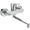 Ideal Standard Miscelatore da parete CERABASE per cucina, sporgenza 200 mm, cromo cromo