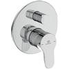 Ideal Standard Cerabase - Rubinetto da incasso per 2 utenze, con corpo, cromo A7393AA