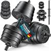 RE:SPORT® Set di manubri corti da 30 kg, set di manubri, pesi per l'allenamento della forza