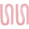 PATIKIL 240Pz Strisce di Carta per Quilling 3mm(1/8) 54cm Carta Origami Strisce per Quilling per Arte Fai da Te Artigianato Natalizio, Rosa Caldo