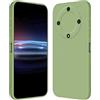 RankOne Custodia per HONOR Magic5 Lite 5G (6.67 Inches) Cover Morbida in Silicone TPU - Verde Matcha
