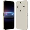 RankOne Custodia per HONOR Magic5 Lite 5G (6.67 Inches) Cover Morbida in Silicone TPU - Bianco antico