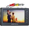 DigitPro VHS a Digital Converter, HD Video Grabber, 1080P 60FPS Video a Digital Converter, Registrazione di video e audio da VCR, VHS, Hi8, DVD, Videocamera (Nero Mini lettore DV)