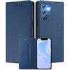 MOJIA Custodia per Doogee Note 56X / Note 56X Pro, Resistente a Cadute e Graffi, Alta Qualità PU Pelle Stile Portafoglio Cover Folio con Chiusura Magnetica. Dark Blue