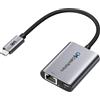Cable Matters adattatore USB-C a Ethernet 5GbE con ricarica 140W PD, RJ45 5 Gigabit 5 Gbps, compatibile USB4 Thunderbolt 5/4/3, MacBook laptop