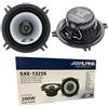 ALP 2 altoparlanti diffusori 2 vie coassiali compatibile con ALPINE SXE-1325S 13,00 cm 130 mm 5 da 35 watt rms e 200 watt max impedenza 4 ohm, a coppia