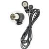 Vecys Antenna Radio FM Nera Antenna da Interno Tipo T Dipolo Sbilanciato Connessione Presa TV Push-on Radio FM Compatibile con Ricevitore Stereo