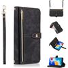 Jeelar ESONG Cover per Xiaomi Redmi Note 13 Pro 5G Custodia,Portafoglio a Libro in Pelle Flip Cover,Magnetica protezione Wallet Case,Antiurto in TPU con 9 Slot per Schede/Pratico Cordino/Supporto,Nero