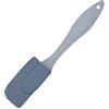 Fackelmann 670440 Mini spatola da pasticceria, raschietto in silicone, spatola da pasticceria e cucina, Plastica, Silicone, Blu, 19 x 3,4 x 1 cm