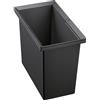 BLANCO Select - Pattumiera da 19 litri, adatto per pattumiera da incasso, in plastica, colore: antracite