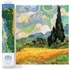 DIAMOND DOTZ DD9.024 Campi di Grano Van Gogh, Tessuto, Multicolore, 50 cm x 39 cm x 1 cm