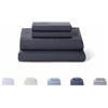 Todocama Set di lenzuola da 4 pezzi - 5003 - Lenzuolo con angoli - Sopra - Due federe da 50 x 80 cm (Letto 90 x 190/200 cm, Grigio Scuro)