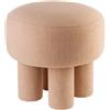 L'oca Nera pouf tessuto poliestere Ø45x43h cod.1A154
