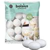 Bolsius Candele galleggianti Decorative, Cera, Bianco, 4.5cm w X 3cm h, 20 unità