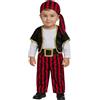FIESTAS GUIRCA | Costume Pirata Baby (18-24 Mesi) - Maglietta, Gilet, Cintura, Pantaloni e Foulard - Costumi da Corsaro e Bucaniere per Halloween, Carnevale e Feste in Maschera - Ideale per Bebè