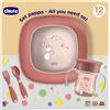 Chicco set pappa 12m+ rosa