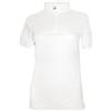 Equitatus1991 Polo Equitazione Donna Camicia a Manica Corta Bianca