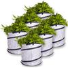 FUXTEC 6er Set 85L Gartenabfallbehälter FX-GB085