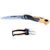 FUXTEC Gartenschere 2er Set - Rebschere & Klappsäge