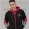 Equitatus1991 Felpa Equitazione Unisex con Zip Special Equitatus Nera