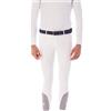 Equitatus1991 Pantalone Equitazione da Concorso Bambino Kids Bianco