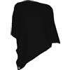 Equitatus1991 Poncho Equitazione Donna Misto Cashmere Nero