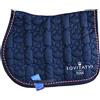 Equitatus1991 Sottosella Cavallo da Equitazione Jumping Full Navy, Rossa e Bianca 68x50 cm