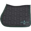 Equitatus1991 Sottosella Cavallo da Equitazione Jumping Full Nera e Verde 68x50 cm