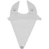 Equitatus1991 Cuffia Cavallo Lunga in Maglia Bianca e Argento