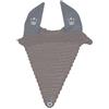 Equitatus1991 Cuffia Cavallo Lunga in Maglia Grigia e Argento