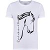 Equitatus1991 T-Shirt Equitazione Bambino New Bianca