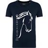 Equitatus1991 T-Shirt Equitazione Bambino New Navy
