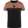 Equitatus1991 T-Shirt Equitazione Unisex Special 5 Nera e Marrone Camel