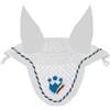 Equitatus1991 Cuffia Pony Cap Bianca e Azzurra