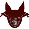 Equitatus1991 Cuffia Pony Cap Bordeaux e Grigia