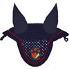 Equitatus1991 Cuffia Cavallo Cap Horse Navy e Rossa