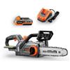 FUXTEC 20V Akku Kettensäge FX-E1KS20 SET 2 mit 1 x Akku 2Ah, 1 x Ladegerät 2,4A