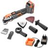FUXTEC 20V Akku Multifunktionstool FX-E1MT20 SET mit 1 x Akku 2Ah, 1 x Ladegerät 1A