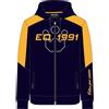 Equitatus1991 Felpa Equitazione Unisex Crown 1991 Navy e Ocra