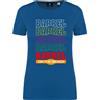 Equitatus1991 T-Shirt Equitazione Donna Arcobaleno Barrel On The Beach Navy