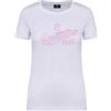 Equitatus1991 T-Shirt Equitazione Donna Moon Bianca e Strass Rosa