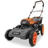 FUXTEC Akku Rasenmäher FX-E2RM46PRO SET mit flexiblem Antrieb